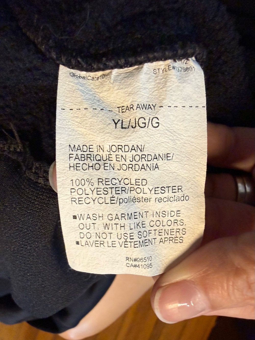 Under Armour Black Kids' Hoodie with Logo Large - Picture 8 of 9
